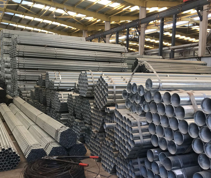 金山q235b热镀锌带钢管